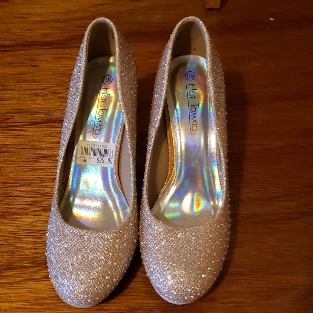Sparkly heels